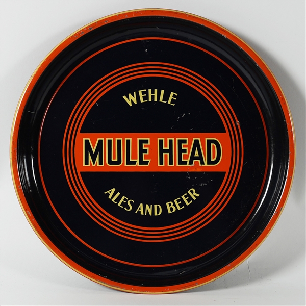 Wehle Mule Head Ale Beer Dark Tray