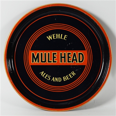 Wehle Mule Head Ale Beer Dark Tray