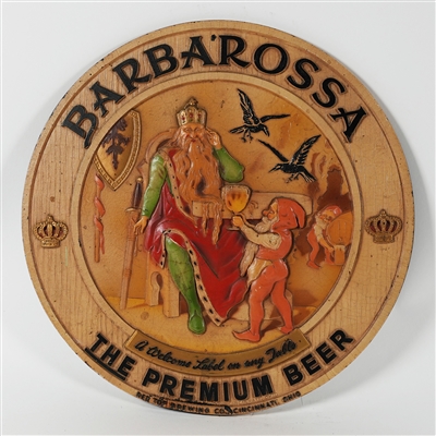 Barbarossa Welcome Embossed Composite Sign OUTSTANDING