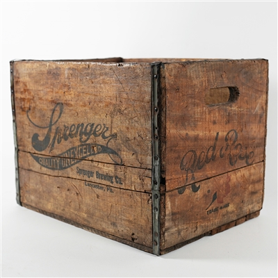 Sprenger Quality Unexcelled Red Rose Beer Crate