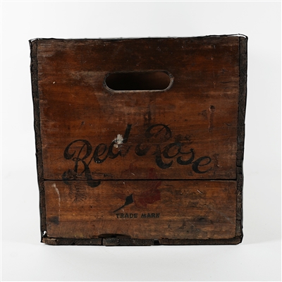 Sprenger Quality Unexcelled Red Rose Beer Crate