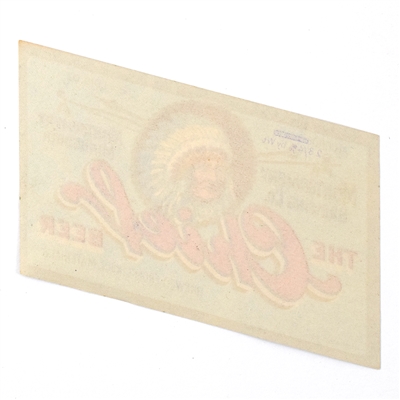 The Chief Beer Pre-Prohibition Label MONTGOMERY BREWING MN